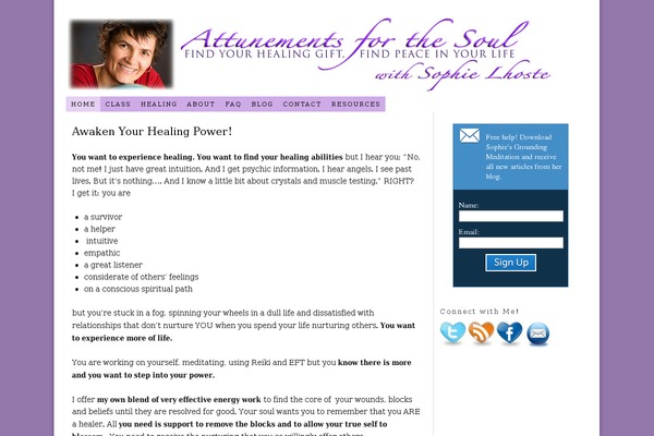 WordPress website example screenshot