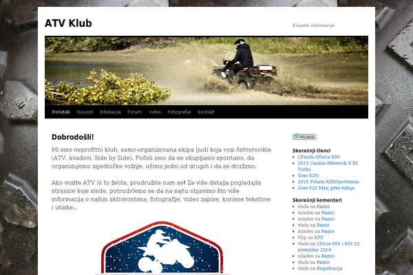 WordPress website example screenshot