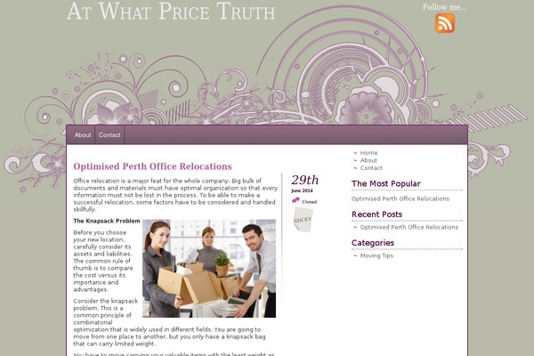 A little touch of purple theme site design template sample