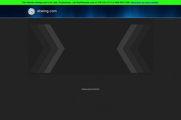 WordPress website example screenshot