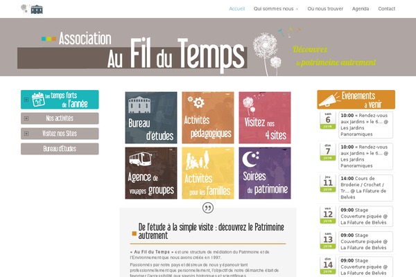 au-fil-du-temps.com site used Divi_theme_enfant