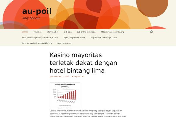 Twenty Thirteen theme site design template sample