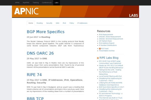 au.net site used Apnic