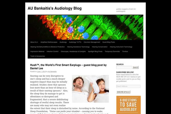 Twenty Ten theme site design template sample