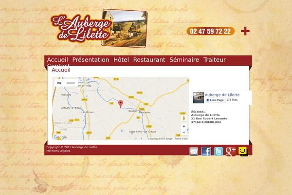auberge-lilette.com site used Auberge-lilette.com