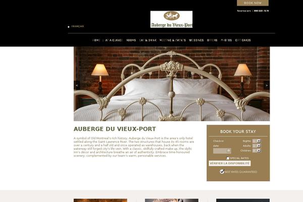 Auberge theme site design template sample