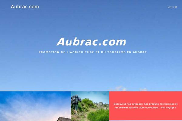 aubrac.com site used Portfolio-child
