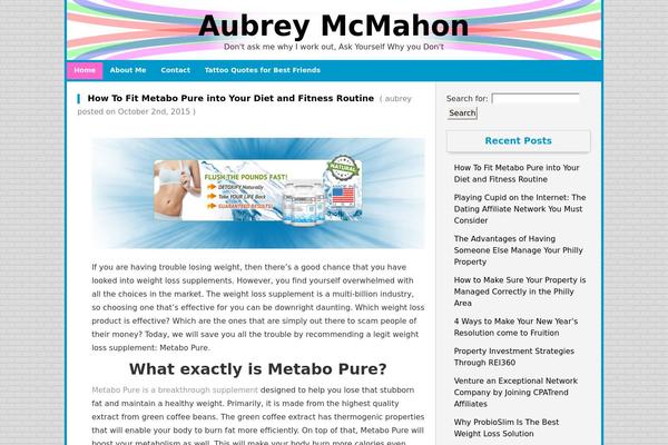 aubreymcmahon.com site used gitem