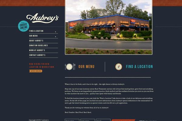 aubreysrestaurants.com site used Fotofolio-landscape