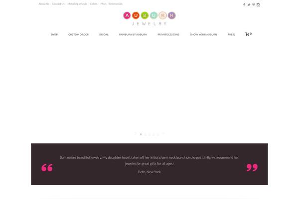 Jupiter theme site design template sample