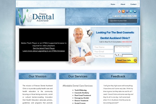dentist3 theme websites examples