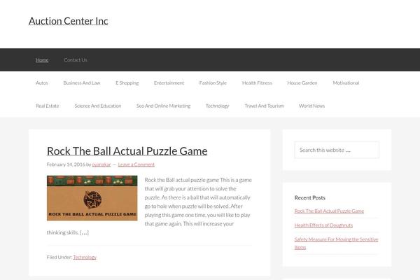 WordPress website example screenshot