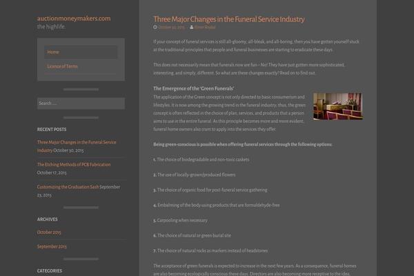 Storto theme site design template sample