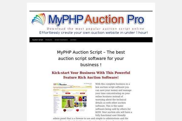 WordPress website example screenshot