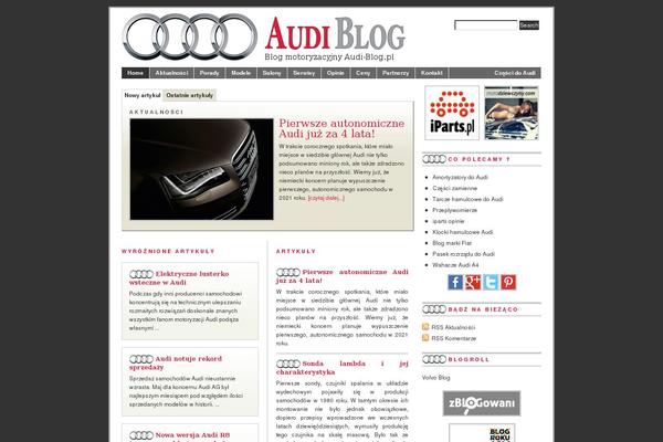 audi-blog.pl site used BranfordMagazine