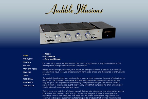 audibleillusions.com site used Audible