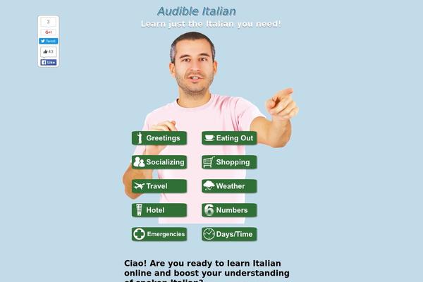 audibleitalian.com site used Audibleitalianapp1
