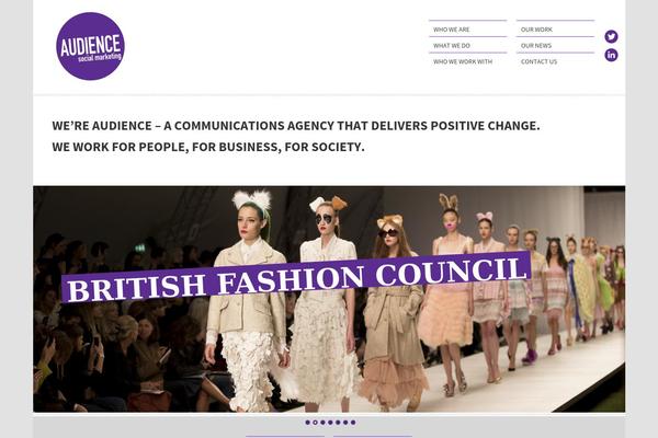 audiencecommunications.com site used Audience