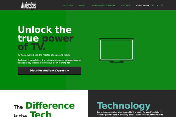 audiencexpress.com site used Bones