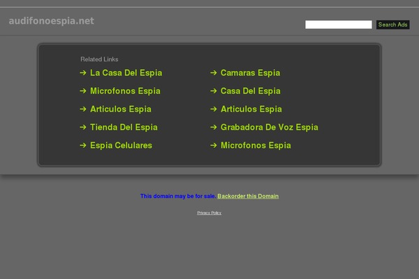 audifonoespia.net site used Camp