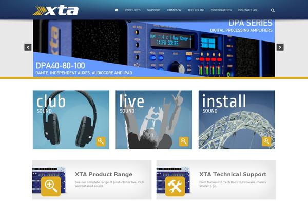 audiocore.co.uk site used Xta