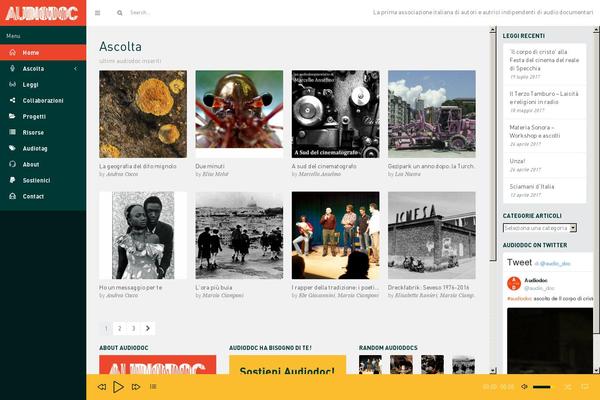 Musiks theme site design template sample