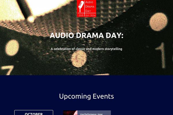audiodramaday.com site used Events