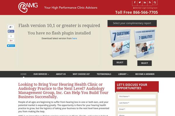 audiologymanagementgroup.com site used Amg