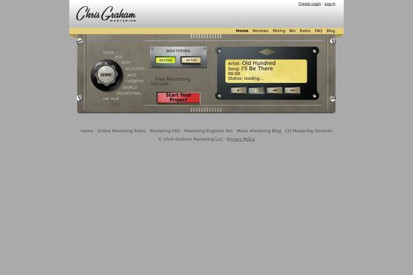 WordPress website example screenshot