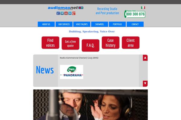 audiomaxnet.com site used Amnet
