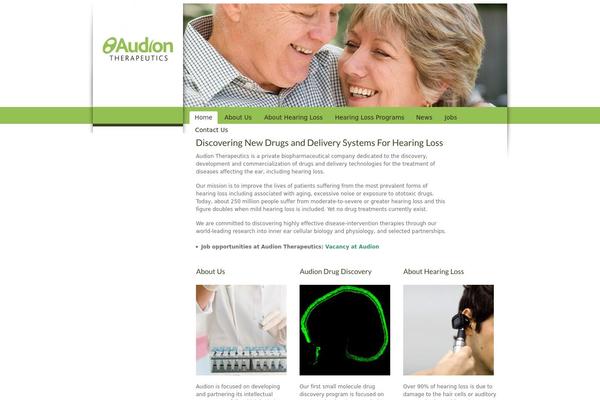 audiontherapeutics.com site used Celta