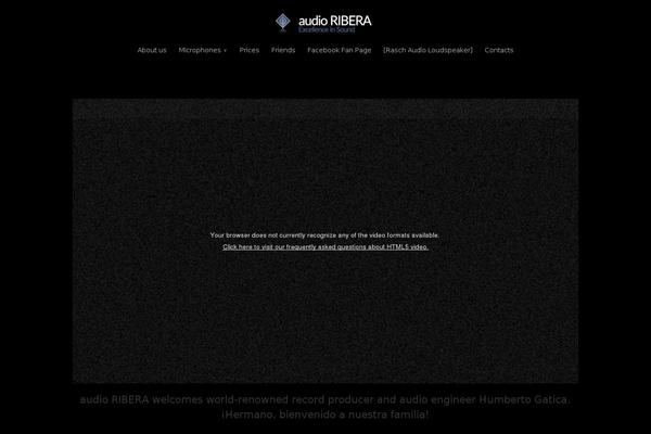 audioribera.it site used Grafica