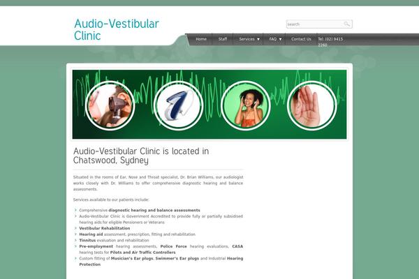 audiovestibularclinic.com.au site used Pixelblob