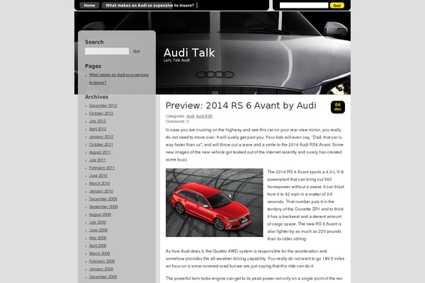 auditalk.org site used Audi