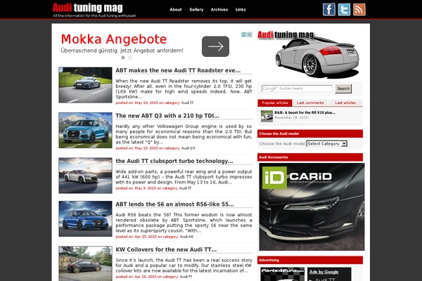 tuningmag2 WordPress theme, websites list used tuningmag2 theme tuningmag2 theme websites examples
