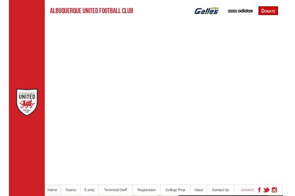 aufc.org site used Albuquerqueunitedfootballclub