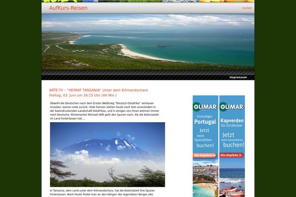 WordPress website example screenshot