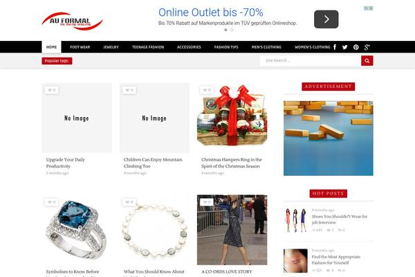 Boutique-wp theme site design template sample