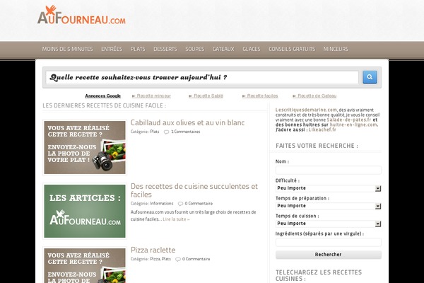 WordPress website example screenshot