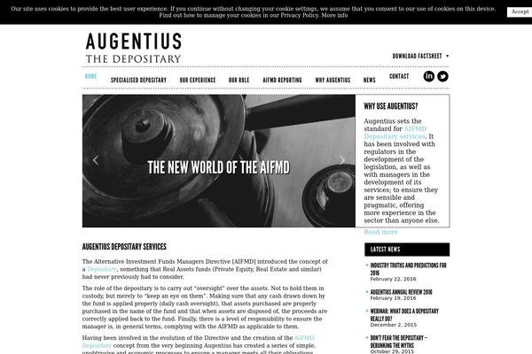augentiusdepositary.com site used Augentius