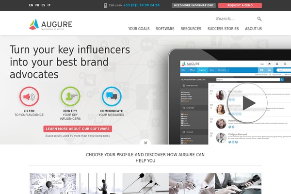 WordPress website example screenshot