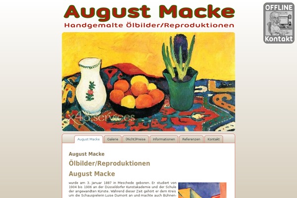 august-macke.pw site used Gemaltf0