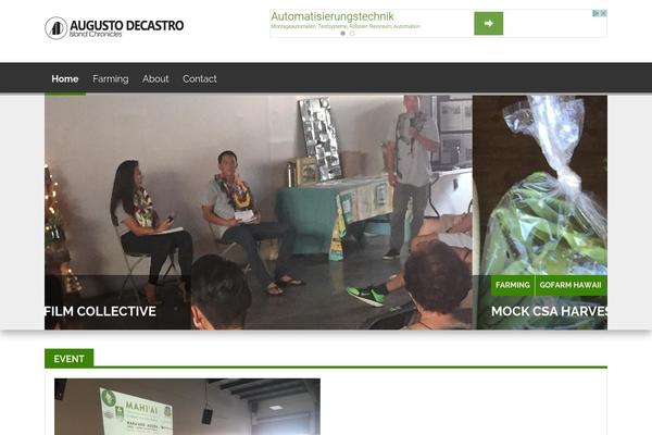 augustodecastro.com site used Customizr