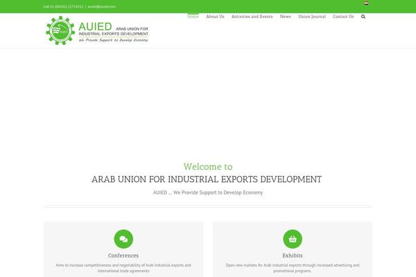 auied.com site used Avada_2