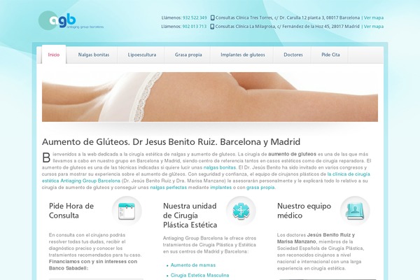 aumentodegluteosbarcelona.com site used Medica