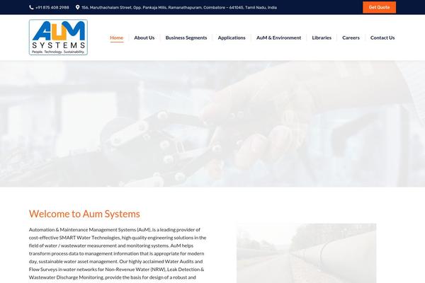 The7 theme site design template sample