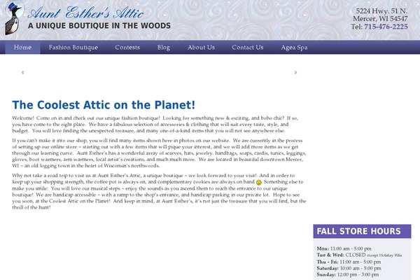 auntesthersattic.com site used Ultimatum