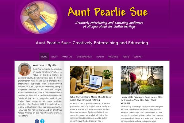 auntpearliesue.com site used Wix