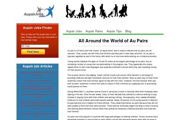 aupairjobs.com site used Aupairjobs