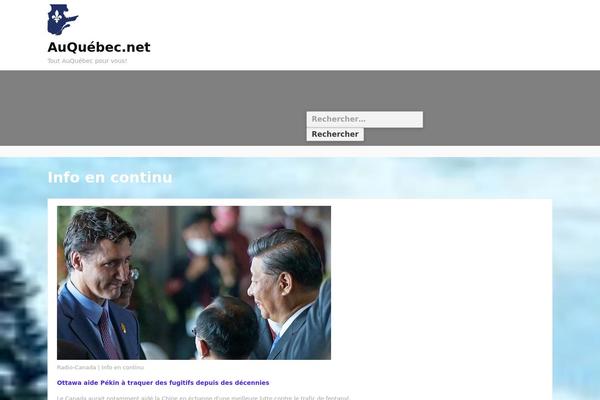 auquebec.net site used Oceanly-news